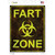 Fart Zone Wholesale Novelty Rectangle Sticker Decal