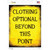 Clothing Optional Wholesale Novelty Rectangle Sticker Decal