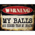 My Balls Wholesale Novelty Rectangle Sticker Decal