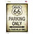 Route 66 Only Wholesale Novelty Rectangle Sticker Decal