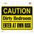 Caution Dirty Bedroom Wholesale Novelty Rectangle Sticker Decal