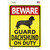 Guard Dachshund On Duty Wholesale Novelty Rectangle Sticker Decal
