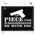 Piece 2nd Amendment Be With You Wholesale Novelty Rectangle Sticker Decal