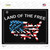 Land Of The Free Wholesale Novelty Rectangle Sticker Decal