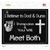I Believe In God and Guns Wholesale Novelty Rectangle Sticker Decal