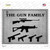 The Gun Family Wholesale Novelty Rectangle Sticker Decal