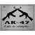 AK-47 Life Is Simple Wholesale Novelty Rectangle Sticker Decal