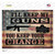 Ill Keep My Guns You Keep Your Change Wholesale Novelty Rectangle Sticker Decal