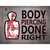 Body Piercing Done Right Wholesale Novelty Rectangle Sticker Decal