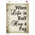 When Life Is Ruff Hug A Pug Wholesale Novelty Rectangle Sticker Decal