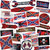 Confederate 50 Piece Wholesale Novelty Assorted Sticker Decal Pack