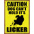 Dog Cant Hold Its Licker Wholesale Novelty Rectangle Sticker Decal