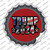 Trump 2024 American Flag Wholesale Novelty Bottle Cap Sticker Decal