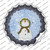 Let It Snow Snowman Wholesale Novelty Bottle Cap Sticker Decal