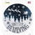 Dont Stop Believing Snow Wholesale Novelty Circle Sticker Decal