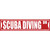 Scuba Driving Dr Wholesale Novelty Narrow Sticker Decal