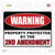 Warning Protected By the 2nd Wholesale Novelty Rectangular Sticker Decal