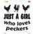 Just A Girl Wholesale Novelty Square Sticker Decal