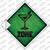 Martini Zone Green Wholesale Novelty Diamond Sticker Decal