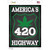 420 Americas Highway Wholesale Novelty Rectangle Sticker Decal