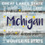 Michigan Motto Wholesale Novelty Square Sticker Decal