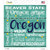 Oregon Motto Wholesale Novelty Square Sticker Decal