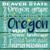 Oregon Motto Wholesale Novelty Square Sticker Decal