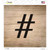 Hashtag Symbol Tiles Wholesale Novelty Square Sticker Decal