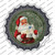 Merry Christmas with Present Wholesale Novelty Bottle Cap Sticker Decal