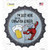 Crawfish and Beer Wholesale Novelty Bottle Cap Sticker Decal