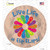 Live Life In Flip Flops Wholesale Novelty Circle Sticker Decal
