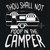 Thou Shall Not Poop In Camper Wholesale Novelty Square Sticker Decal