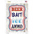 Beer Bait Ice Ammo Wholesale Novelty Rectangle Sticker Decal