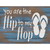 You Are the Flip to My Flop Wholesale Novelty Rectangle Sticker Decal