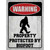 Property Protected by Bigfoot Wholesale Novelty Rectangle Sticker Decal