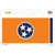 Tennessee Flag Orange Wholesale Novelty Sticker Decal