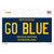 Go Blue Michigan Blue Wholesale Novelty Sticker Decal