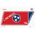 Lynchburg TN Flag Wholesale Novelty Tennessee Shape Sticker Decal