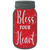 Bless Your Heart Red Wholesale Novelty Mason Jar Sticker Decal