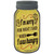 I Was Hungry Yellow Wholesale Novelty Mason Jar Sticker Decal