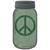 Peace Sign Marijuana Wholesale Novelty Mason Jar Sticker Decal