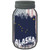 Alaska | USA Flag Wholesale Novelty Mason Jar Sticker Decal