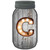 C Bulb Lettering Wholesale Novelty Mason Jar Sticker Decal