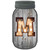 M Bulb Lettering Wholesale Novelty Mason Jar Sticker Decal