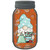 Gnome With Cup of Tea Wholesale Novelty Mason Jar Sticker Decal
