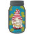 Gnome With Chicken Blue Wholesale Novelty Mason Jar Sticker Decal