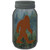 Bigfoot Shadow Standing Wholesale Novelty Mason Jar Sticker Decal