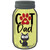 Cat Dad Yellow Wholesale Novelty Mason Jar Sticker Decal
