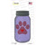 Paw Print Purple Wholesale Novelty Mason Jar Sticker Decal