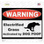 Warning Electrified Grass Wholesale Novelty Rectangular Sticker Decal